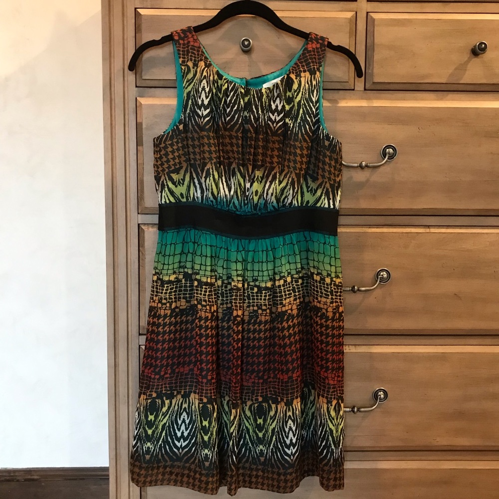 Max & Cleo animal print dress, size 6